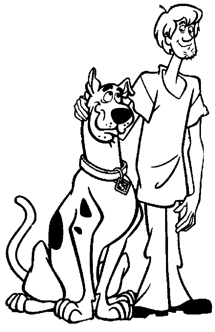 Scooby Doo Coloring Pages 11