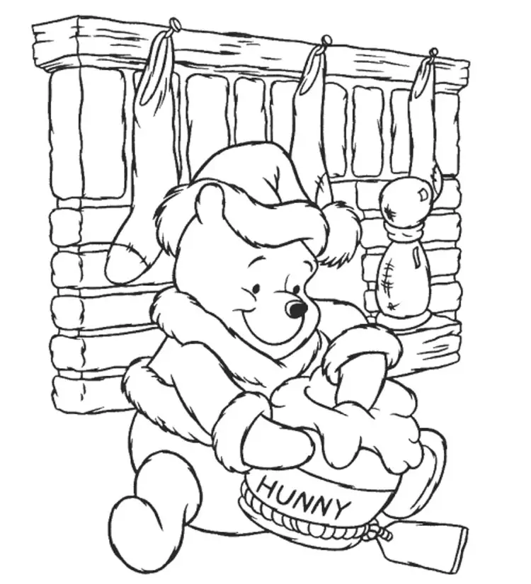 Winnie The Pooh Coloring Pages 1