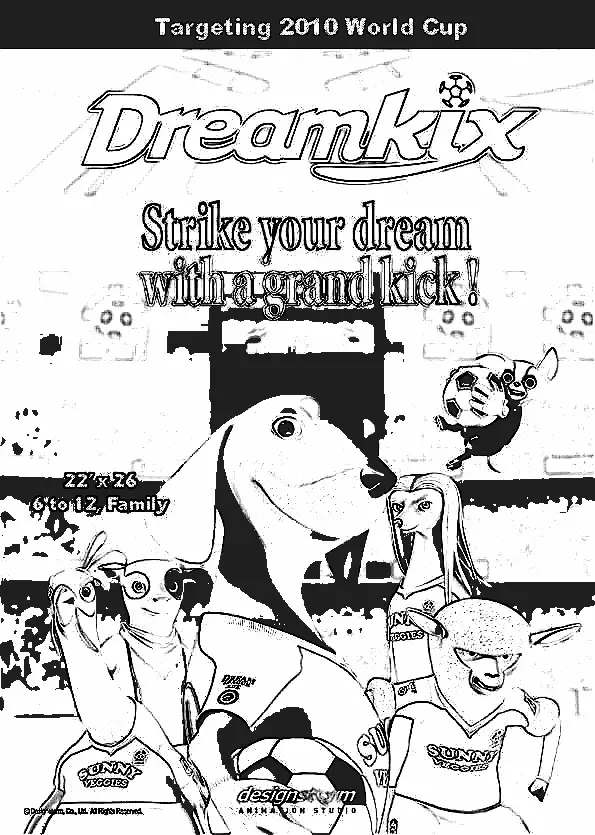 Dreamkix Coloring Pages 2