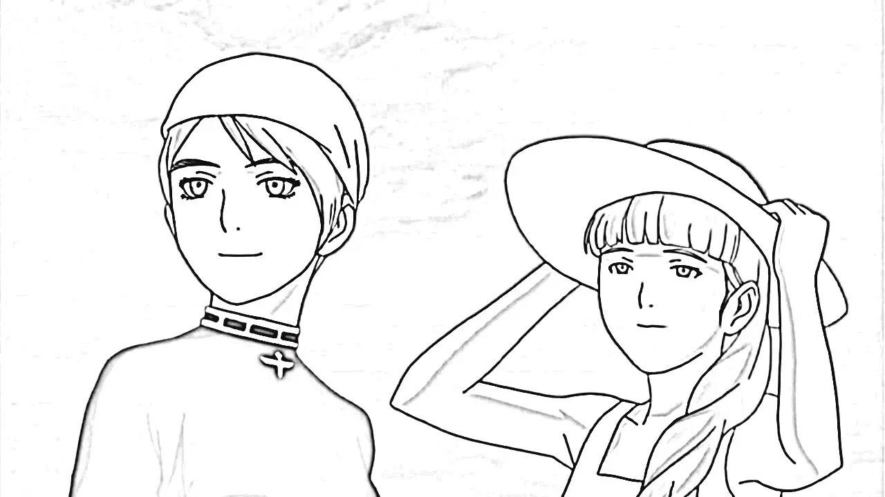 Last Exile Fam The Silver Wing Coloring Pages 7