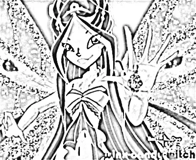 Winx Club Coloring Pages 6