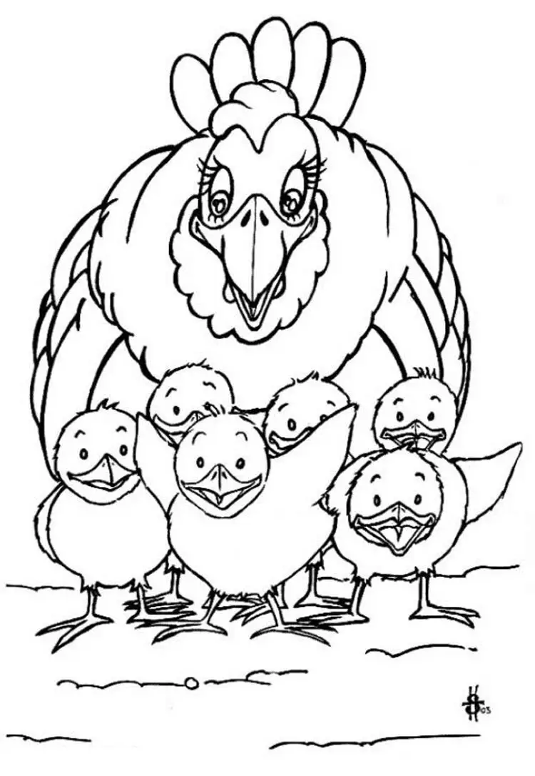 Animals Coloring Pages 4