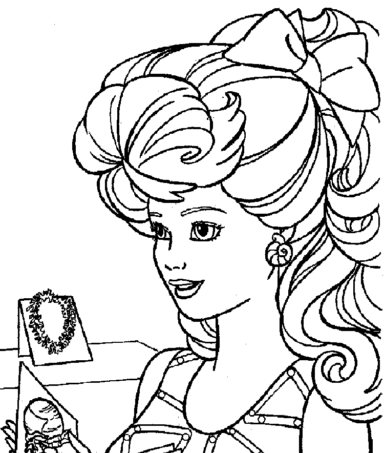 Barbie Coloring Pages 2