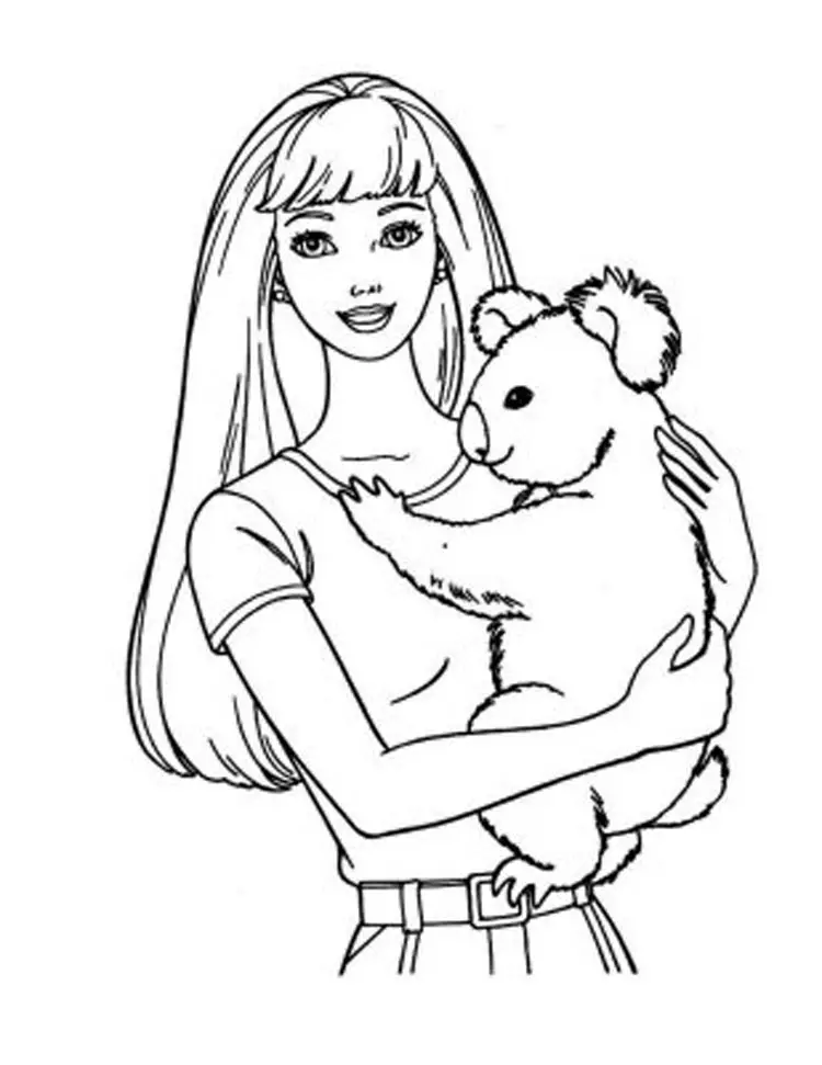 Barbie Coloring Pages 3