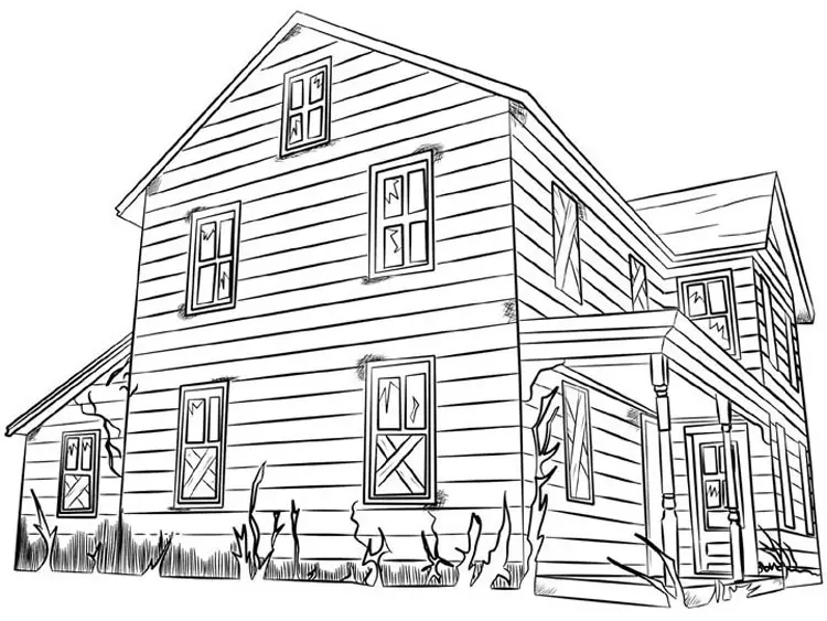 House Coloring Pages 9