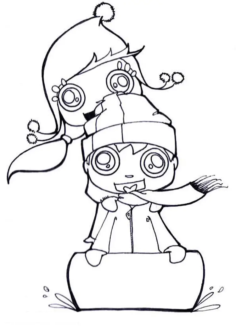 Kid Coloring Pages 12