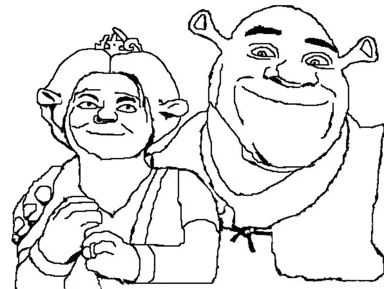 Shrek Coloring Pages 9