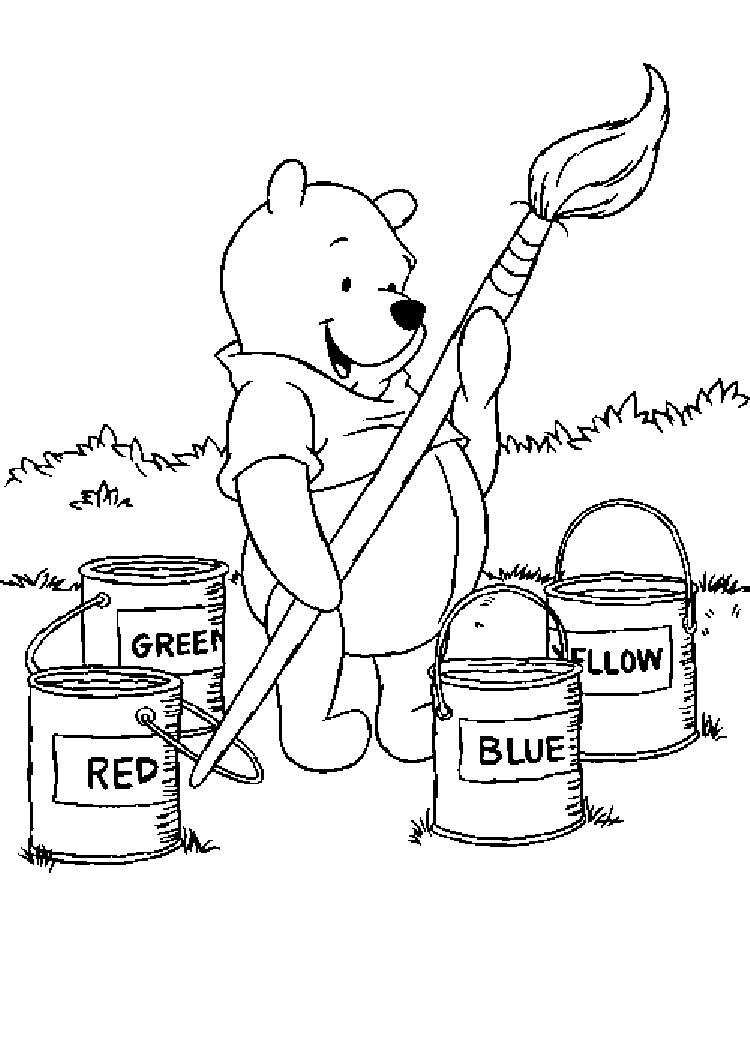 Winnie The Pooh Coloring Pages 10