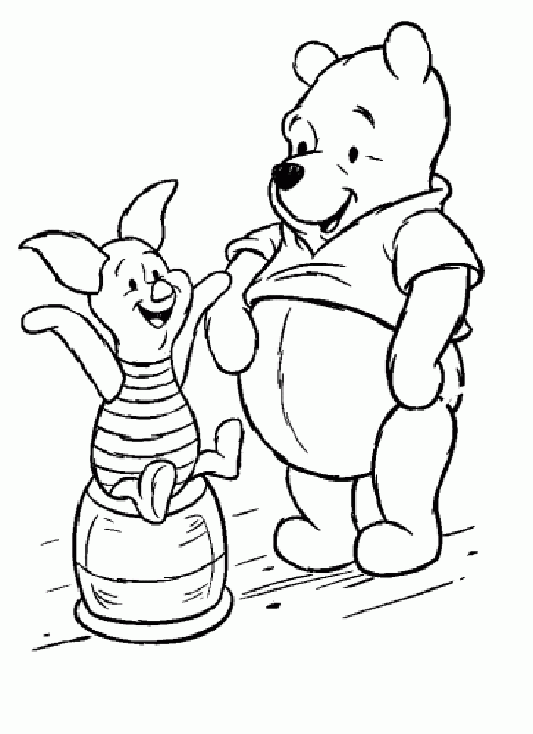 Winnie The Pooh Coloring Pages 4