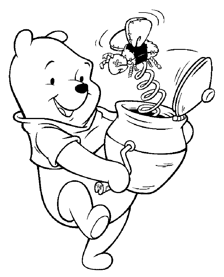 Winnie The Pooh Coloring Pages 8