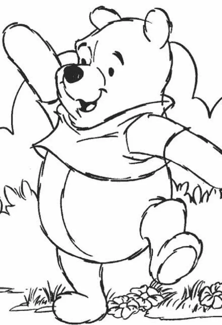 Winnie The Pooh Coloring Pages 9