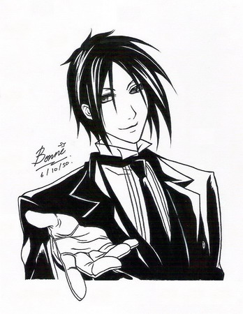 Black Butler Coloring Pages 4
