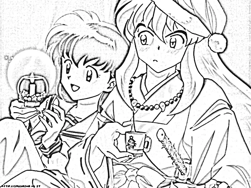 Inuyasha Coloring Pages 6