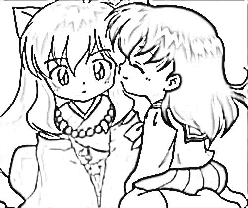 Inuyasha Coloring Pages 7