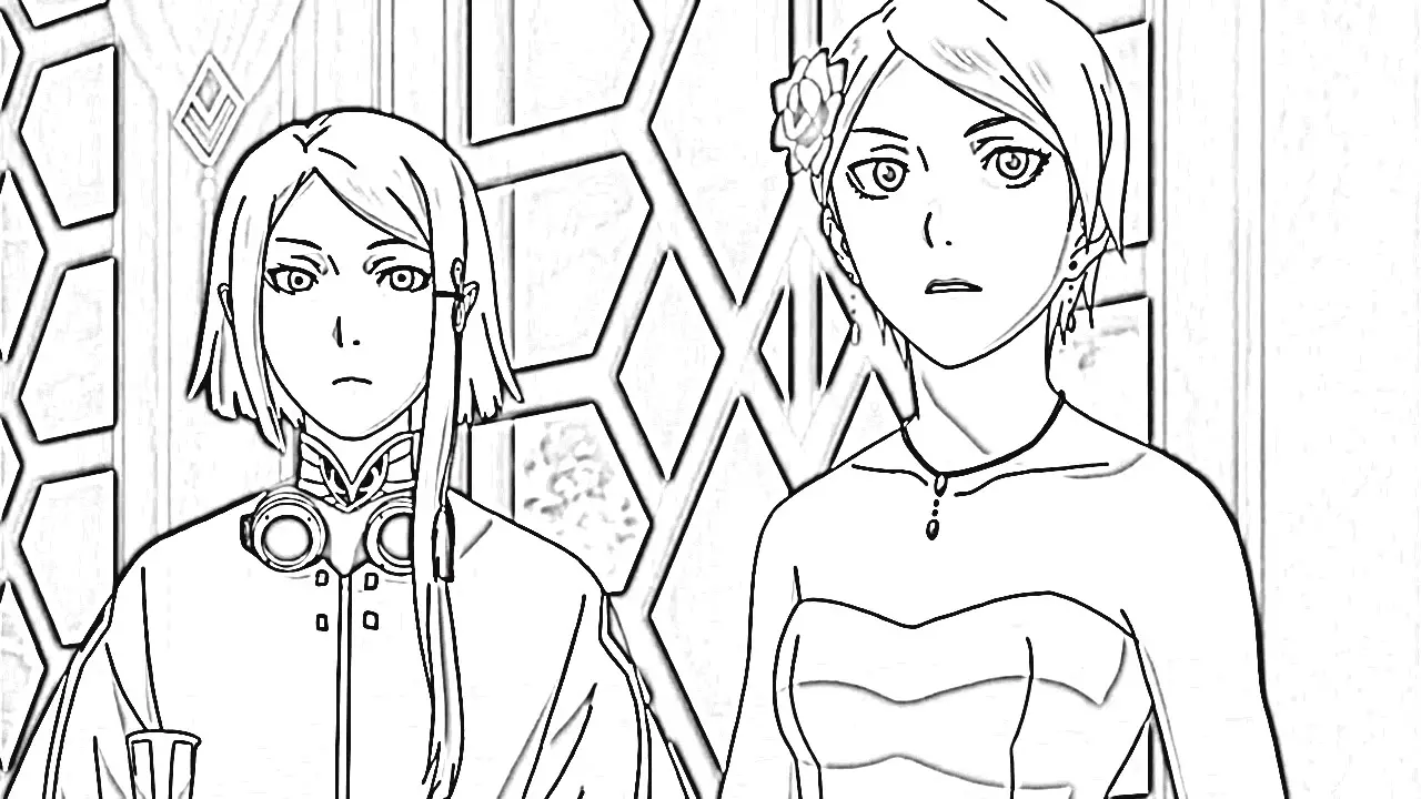 Last Exile Fam The Silver Wing Coloring Pages 2