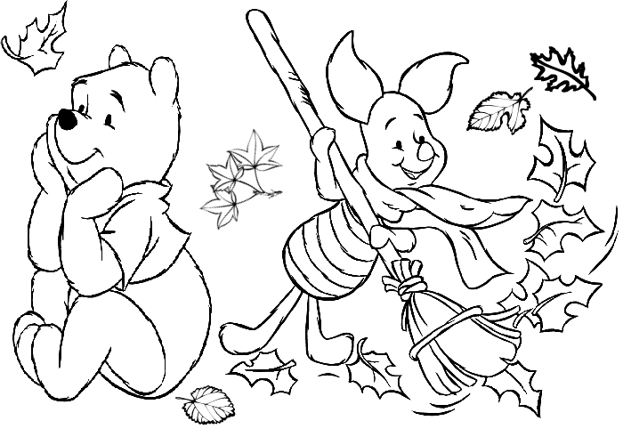 Pooh Bear Coloring Pages 9