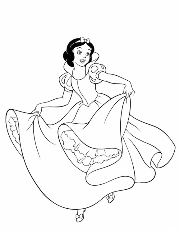 Princess Coloring Pages 4