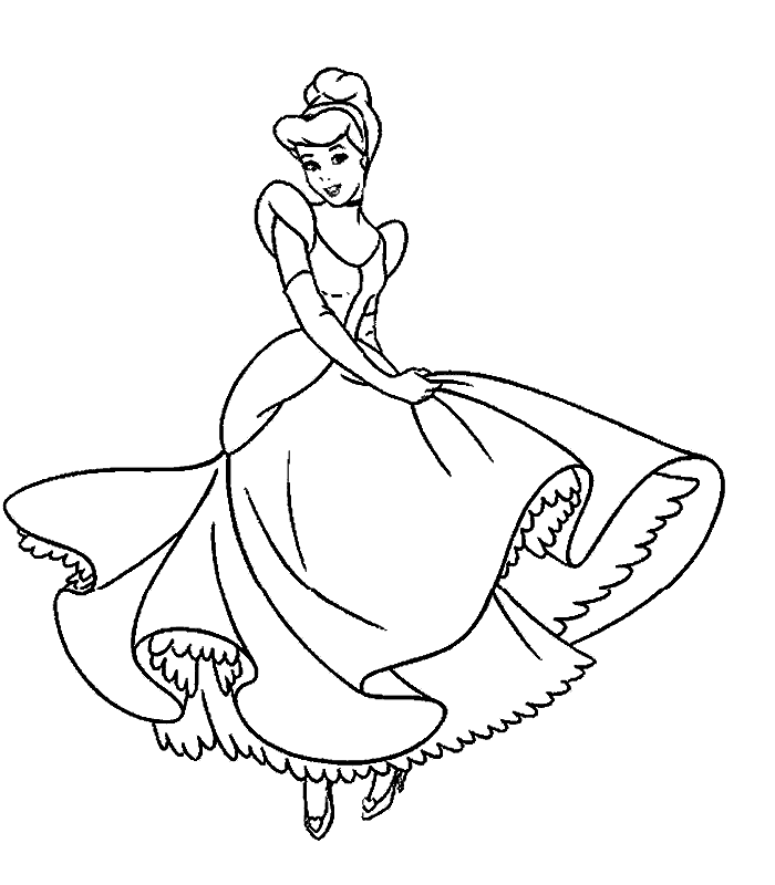 Princess Coloring Pages 9
