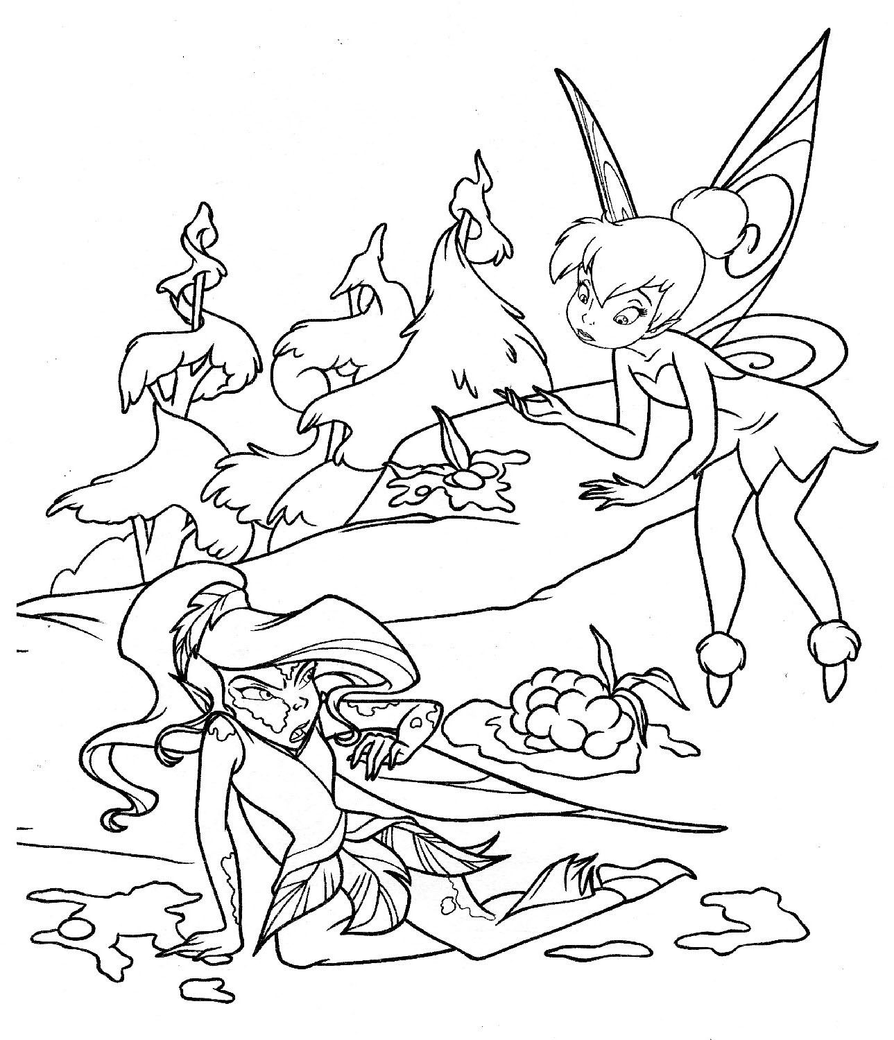 Tinkerbell Coloring Pages 5