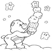 Care Bear Coloring Page 2