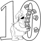 Number Coloring 10