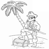 Pirate Coloring Pages 6